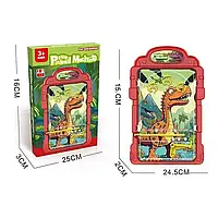 Детская развивающая игра пинбол Динозавр, игрушка рыбалка, игра детская настольная