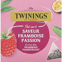 Чай Twinings The Vert Saveur Framboise Passion Малина Маракуя 20s 32g