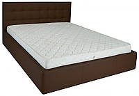 Ліжко Richman Честер 140 х 200 см Флай 2231 A1 Зі підіймальним механізмом і нішею для білизни Темно-коричневе