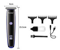 Машинка для стриження волосся Kemei KM-828 (акумуляторна, 3 насадки), фото 3