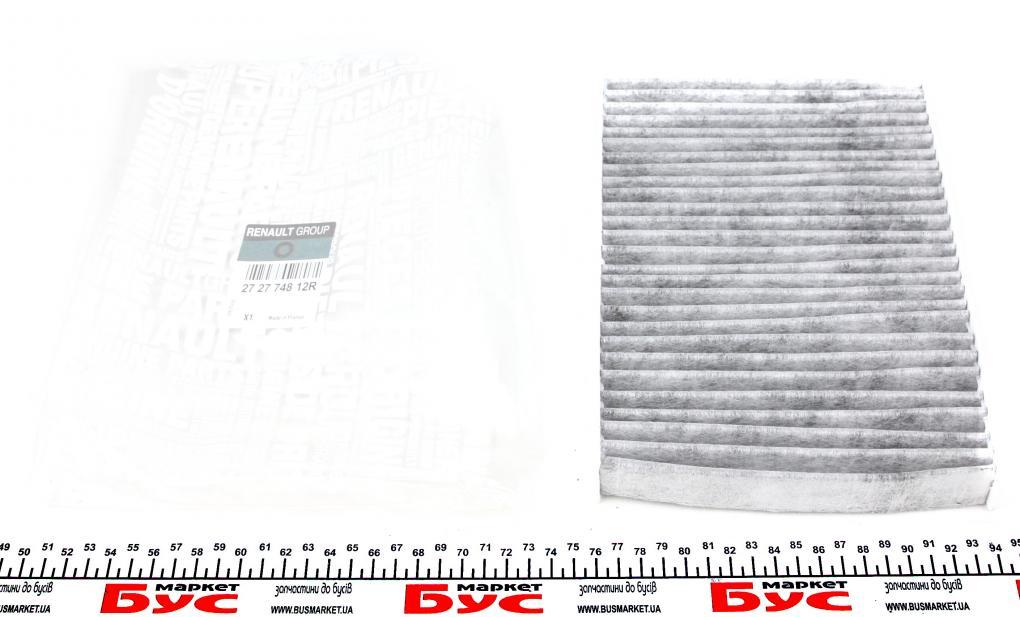Фільтр салону Renault Megane IV 1.2-1.6DCi 15- (вугільний) RENAULT 272774812R UA62, фото 1