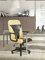 Офисное Кресло Руководителя Richman Сиеста Титан Gold Beige-Firenze Пластик Рич М1 Tilt Бежево-коричневое
