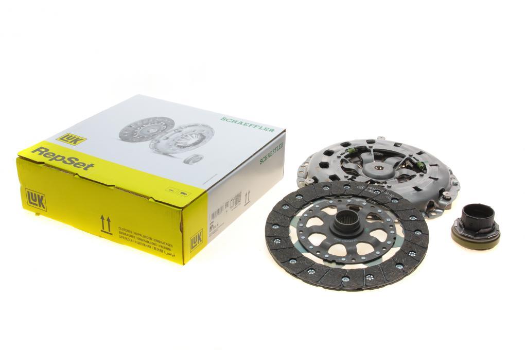Комплект зчеплення BMW3 (E46) 03-05 M47 (d=230mm) (+вижимний) LuK 623 3182 00 UA62