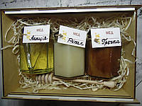 Подарочный набор для кума с мёдом 3 банки