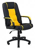 Офісне крісло керівника Richman Челсі Флай 2230-2240 Пластик Річ М2 AnyFix Жовто-Чорне