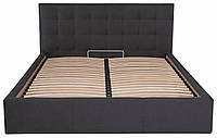 Кровать Двуспальная Richman Честер VIP 160 х 200 см Мисти Dark Grey С дополнительной металлической