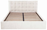 Кровать Двуспальная Richman Честер VIP 160 х 200 см Мисти Milk С дополнительной металлической цельносварной