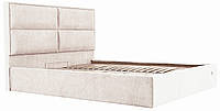 Ліжко Richman Шеффілд 140 х 190 см Місті Milk Зі підіймальним механізмом і нішею для білизни Бежева