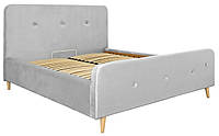 Кровать Richman Мишель Vip Wood 140 х 190 см Monolith 84 С дополнительной металлической цельносварной рамой
