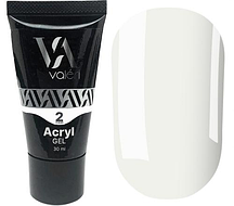 Полігель Valeri Acryl Gel №02 (Clear), 30 мл