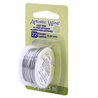 Дріт Artistic Wire, калібр 22/0,64 мм, нержавіюча сталь, 7,3 м