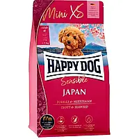 Сухой корм для взрослых собак Happy Dog Sensible Mini XS Japan с курицей форелью и водорослями 1.3 кг