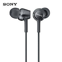 Наушники Sony MDR-EX255AP черные, с микрофоном