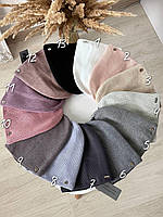 Зимова жіноча шапка на зиму демісезонна шапка лопатка на флісі для жінок 12 кольорів Buyvile