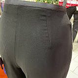 Брюки жіночі широкі святкові розкішні легкі 48 чорні, фото 9