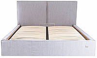Кровать Двуспальная Richman Дели 180 х 190 см Мисти Grey С подъемным механизмом и нишей для белья Серая