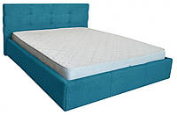 Ліжко двоспальне Richman Манчестер Comfort 180 х 190 см З підіймальним механізмом і нішею для білизни Блакитне