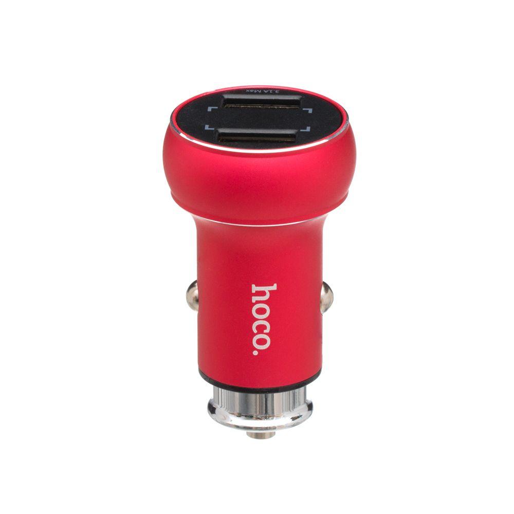 Автомобільний Зарядний Пристрій Hoco Z22 LED 2 USB