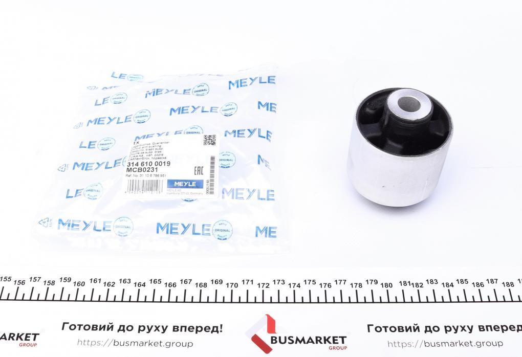 Сайлентблок важеля (переднього) BMW X3 (F25)/X4 (F26) 10- MEYLE 314 610 0019 UA61
