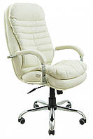 Офисное Кресло Руководителя Richman Валенсия Флай 2200 Хром М2 AnyFix Белое