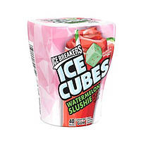 Жувальна гумка "Кавун" ICE BREAKERS ICE CUBES Watermelon Slushie Sugar Free Chewing Gum 40 шт.