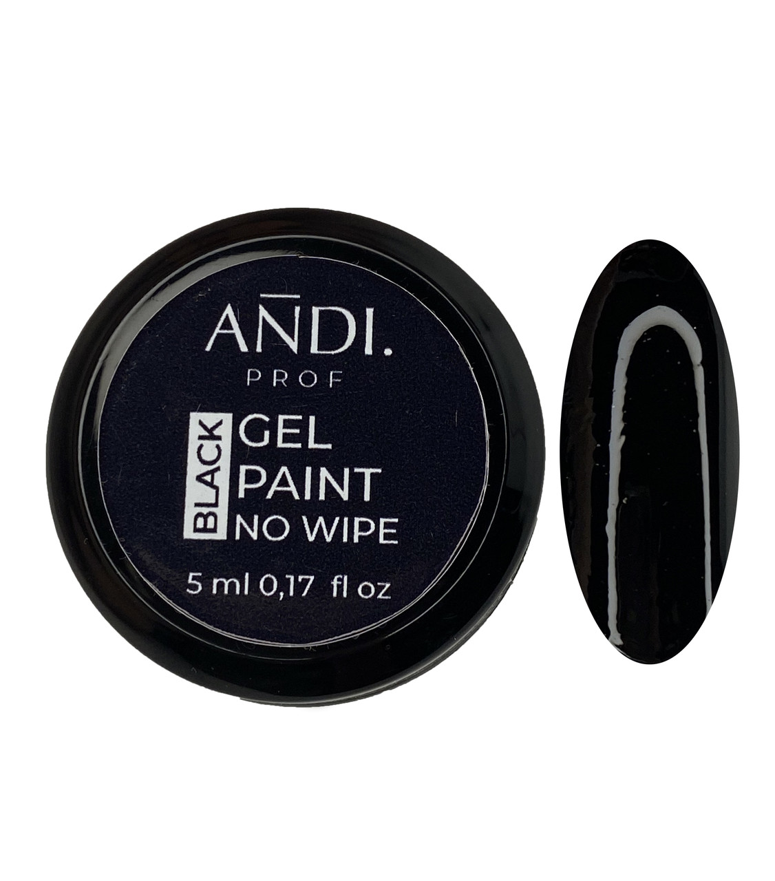 Гель фарба ANDI PROF GEL Paint №2 чорна