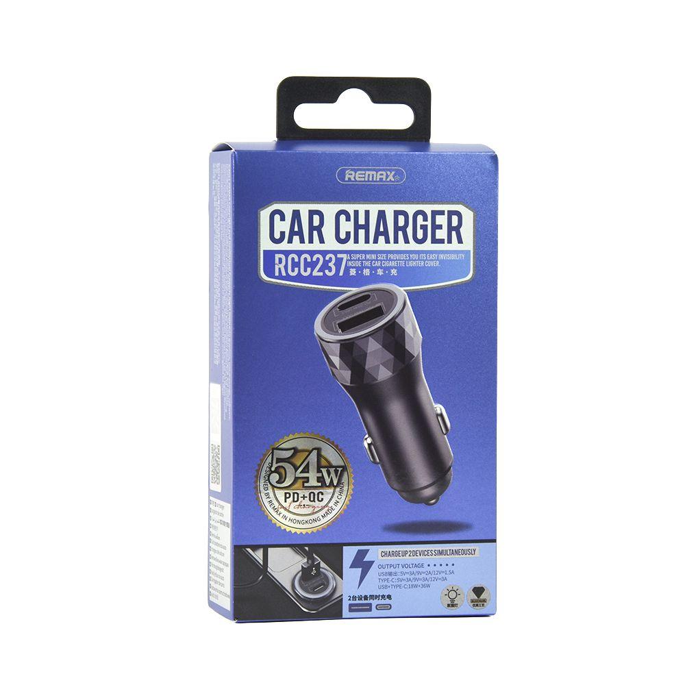 Автомобільний Зарядний Пристрій Remax RCC237 54W QC+PD