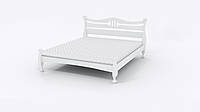 Двоспальна Ліжко з дерева сосна 180*190 Кронос MECANO колір Білий 14MKR037