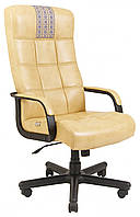 Офисное Кресло Руководителя Richman Вирджиния Титан Yellow (Без Принта) Пластик Рич М2 AnyFix Бежевое