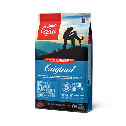 Сухий корм для собак ORIJEN Original Dog з м'ясом курчат і індички 11.4 кг, фото 1