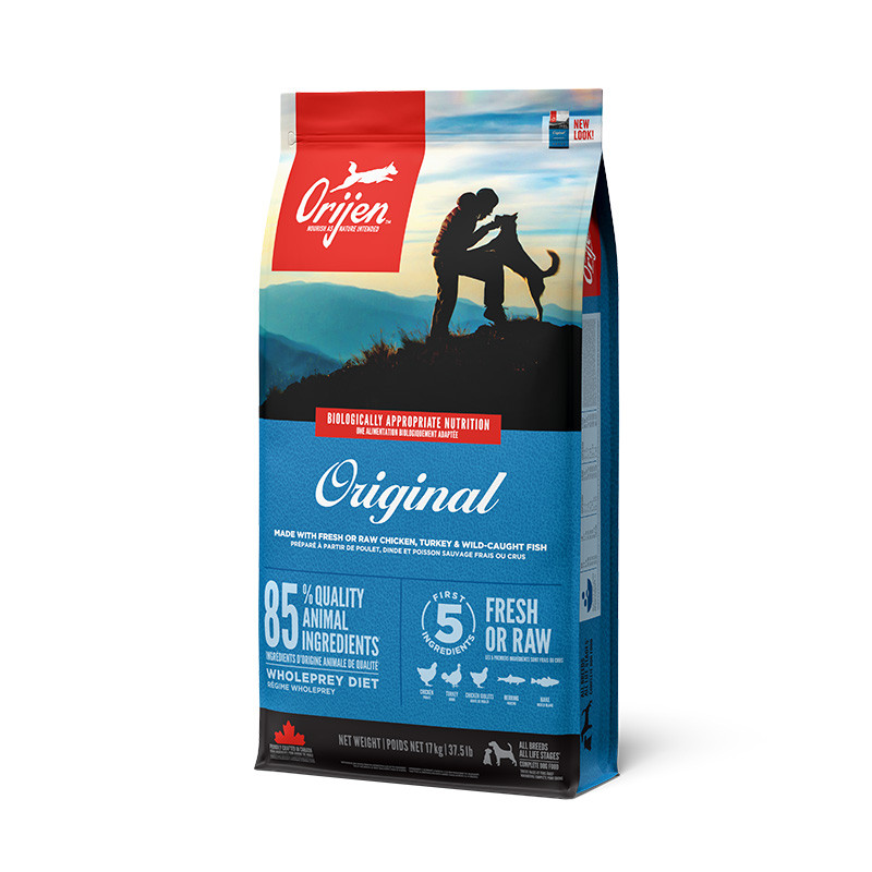 Сухий корм для собак ORIJEN Original Dog з м'ясом курчат і індички 17 кг