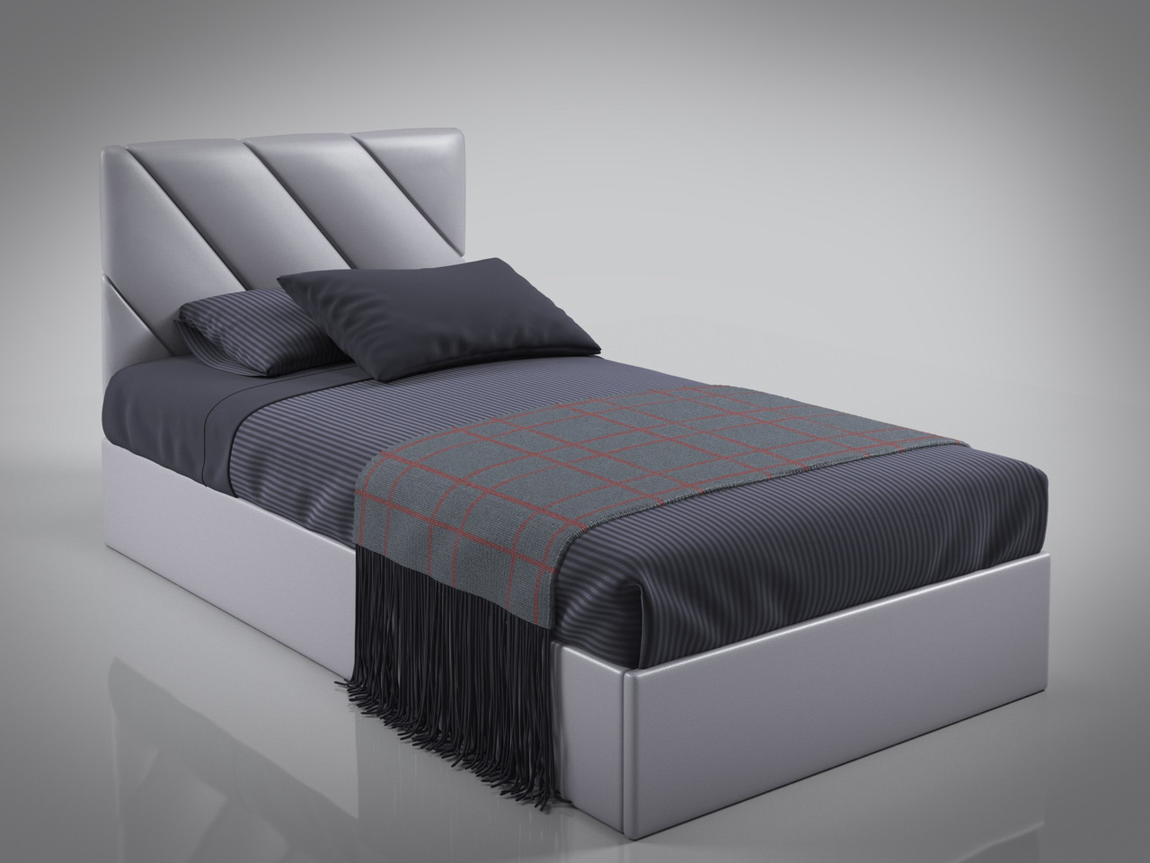 Ліжко BNB SheridanDesign з підіймальним механізмом каркас 80х190 сірий