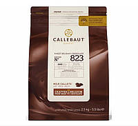 Шоколад молочний бельгійський Callebaut № 823 33.6 % какао 2.5 кг