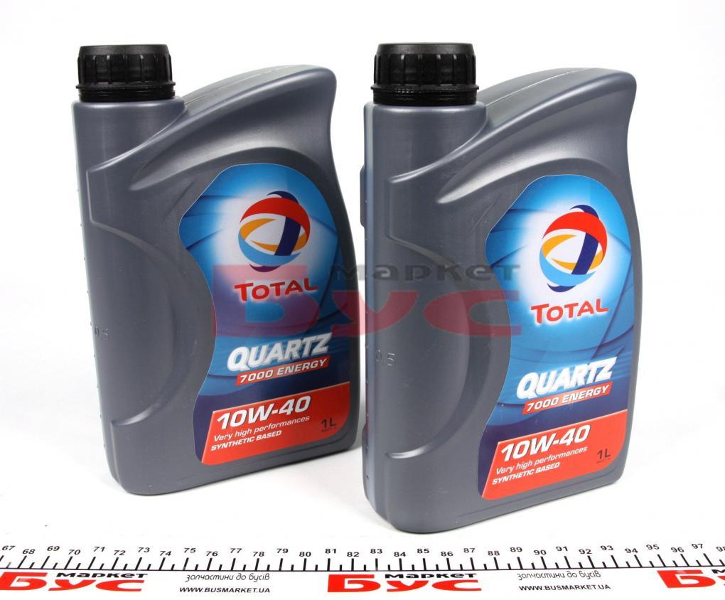 Олива 10W40 Quartz 7000 Energy (1л) (MB229.1/VW505.00) (201535/167637) TOTAL 214112 UA61, фото 1