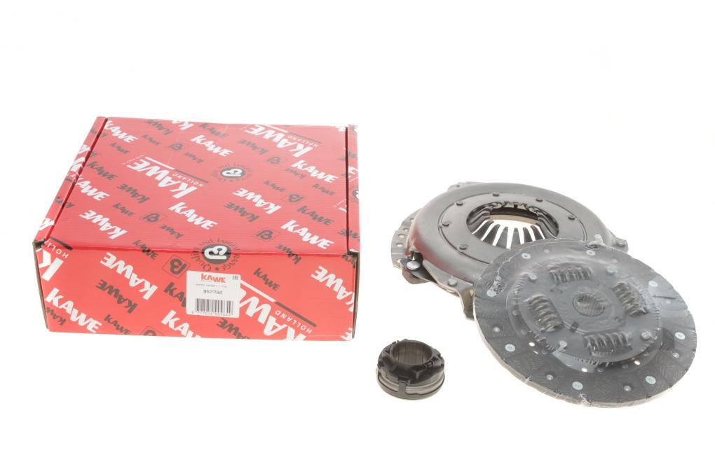 Комплект зчеплення Ford Sierra/Scorpio -94 (d=220mm) (+вижимний) KAWE 957792 UA62, фото 1