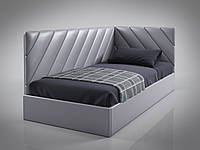 Ліжко-диван BNB SheridanDesign з підіймальним механізмом каркас дерево 80x200 сірий