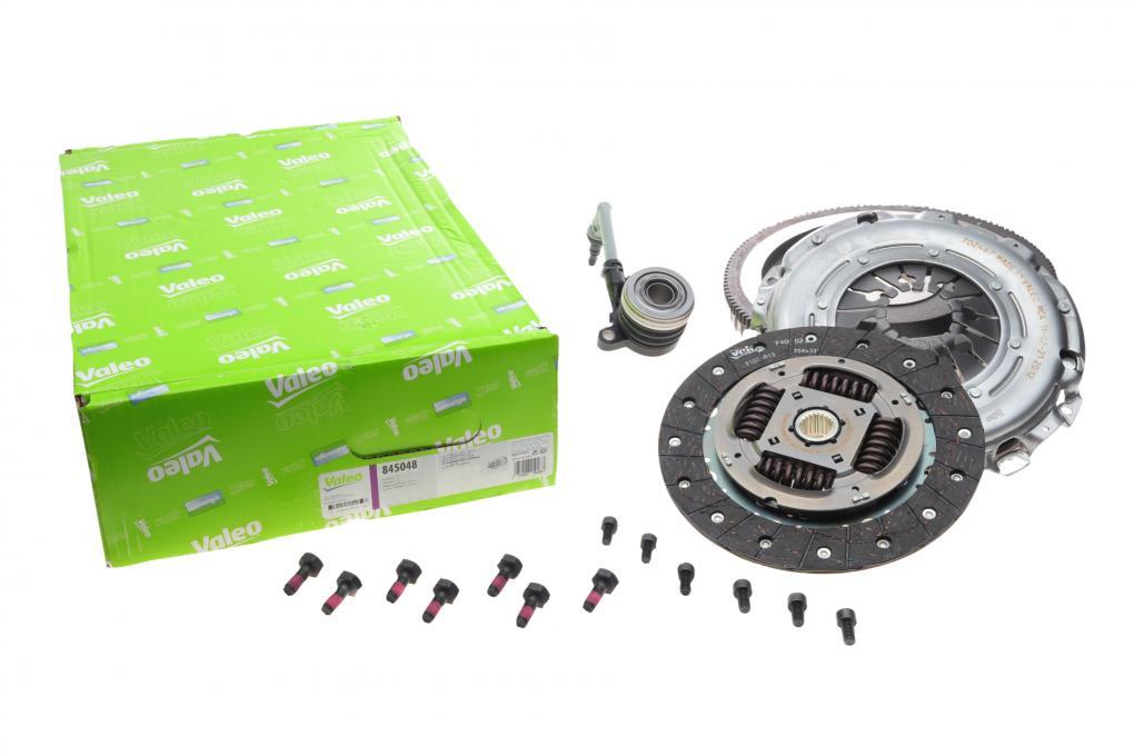 Демпфер + комплект зчеплення Renault Megane II/III/Scenic II/III 1.9dCi 02- (d=239) z=21 VALEO 845048 UA62