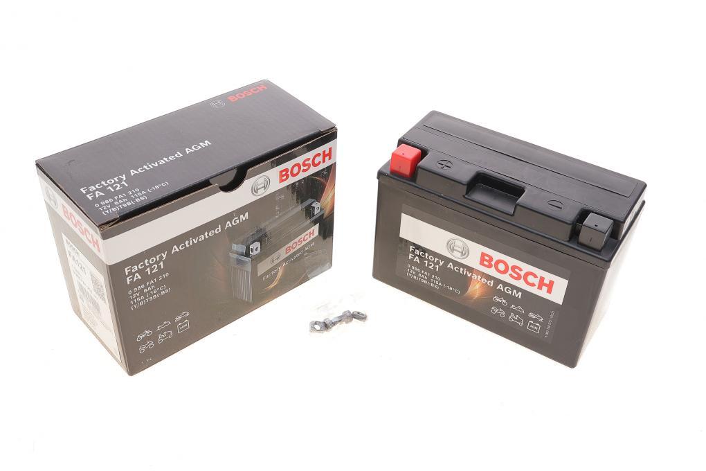Акумуляторна батарея 8Ah/115A (150x70x105/+L/B0) (AGM) Factory Activated AGM BOSCH 0 986 FA1 210 UA62