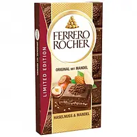 Шоколад Ферерро Ferrero Rocher з мигдалем 90г