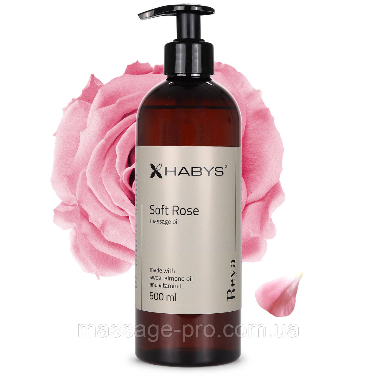 Масло для масажу Reya Soft Rose Habys 500 мл