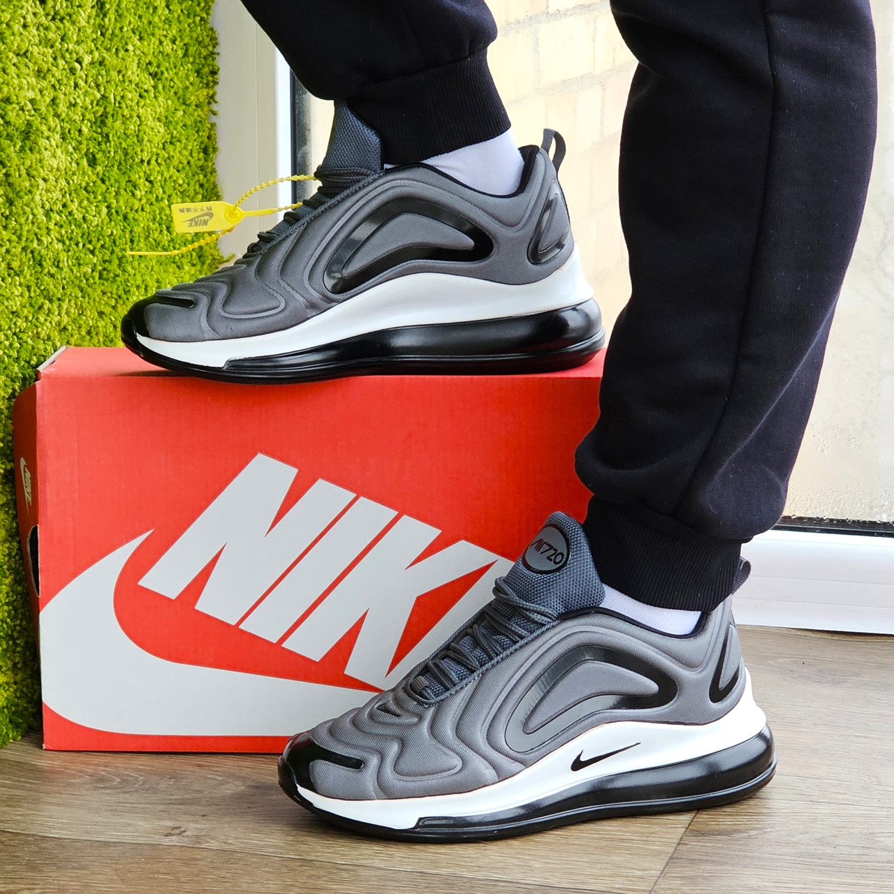 Кросівки N!ke Air Max 720 Сірі Жіночі Найки (розміри: 36,37,38,39,40,41) Відеовідвідвід