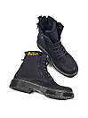 Чоловічі черевики чорні зимові Dr.Martens Boots Winter Black Fur (12446), фото 7