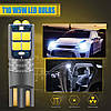 W5W T10 Lamp 168 194 LED Auto габарити 10smd 3030 (білий White 6000К 3W) лампа світлодіодна автомобільна Can Bus VW Nissan, фото 9