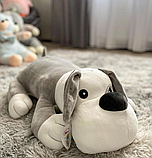 Іграшка подушка плед 3 в 1 Собака, собачка, песик 55 см, фото 5