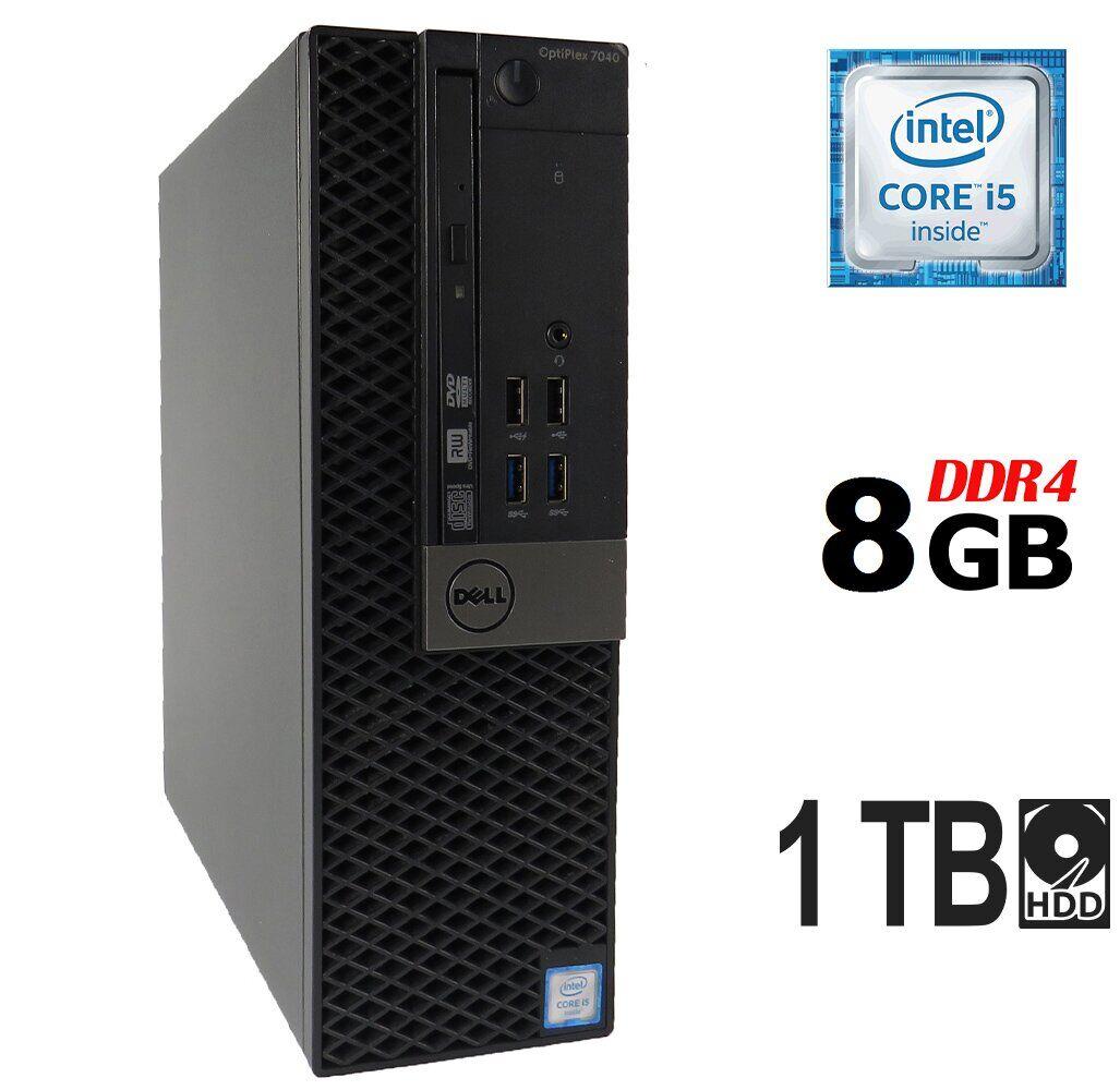 Комп'ютер Dell OptiPlex 7040 SFF/ Core i5-6500/ 8 GB RAM/ 1000 GB HDD/ HD 530/ 180W