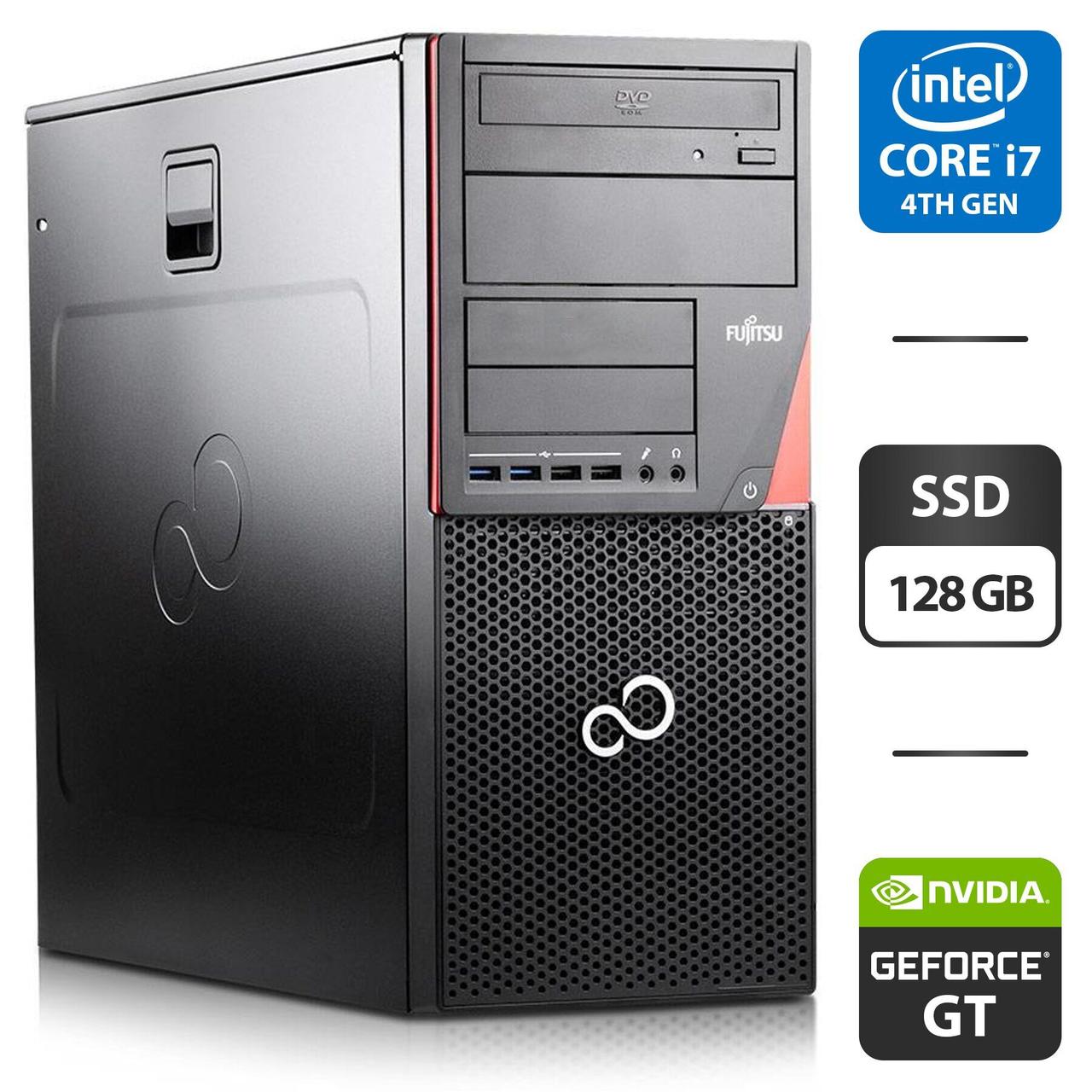 Комп'ютер Fujitsu Esprimo P920 MT/ Core i7-4770/ 8 GB RAM/ 240 GB SSD/ GeForce GT 440 3GB
