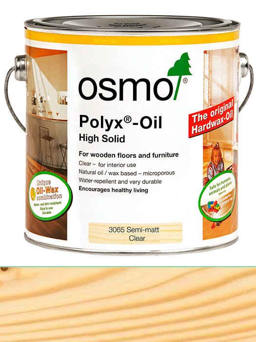 Олія з твердим воском для захисту підлоги Osmo Hartwachs-Ol Original 2,5 L Напівматова 3065 (4006850674411)
