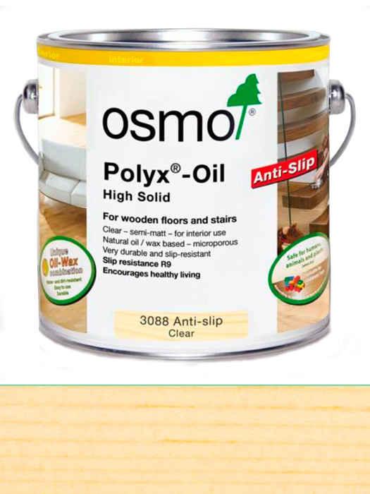 Олія з антиковзним ефектом Osmo HARTWACHS-ÖL Anti-Rutsch 0,75 L Безбарвна напівматова R9 Anti-Rutsch