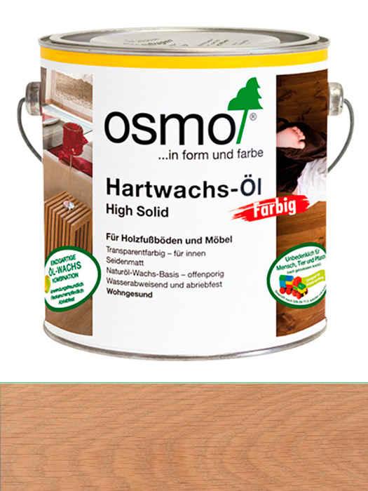 Кольорова олія з твердим воском Osmo Hartwachs-Ol Farbig 0,75 L Світло-сіра 3067 (4006850759347)