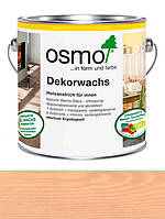 Кольорова прозора олія Osmo Dekorwachs Transparent 2,5 L Бук димчастий 3102 (4006850759088)